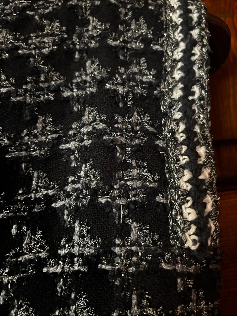 Chanel Tweed Top Metallic Woven Design Spring 2017 (Authenticated)